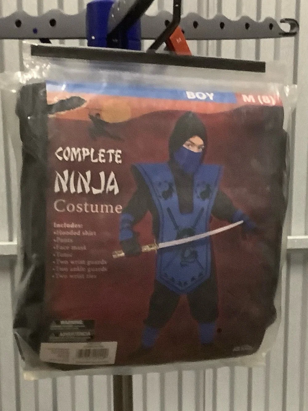Complete Blue Ninja Kids Costume -size medium (8)